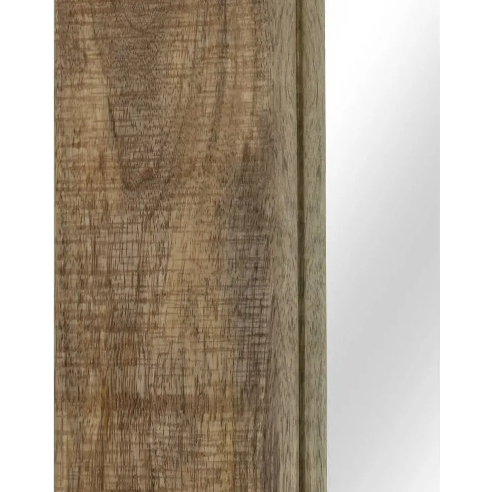Peili kiinteä mangopuu 50x110 cm