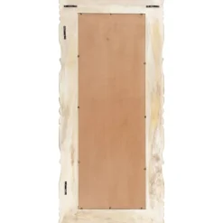 Peili valkoinen 110x50 cm täysi mangopuu