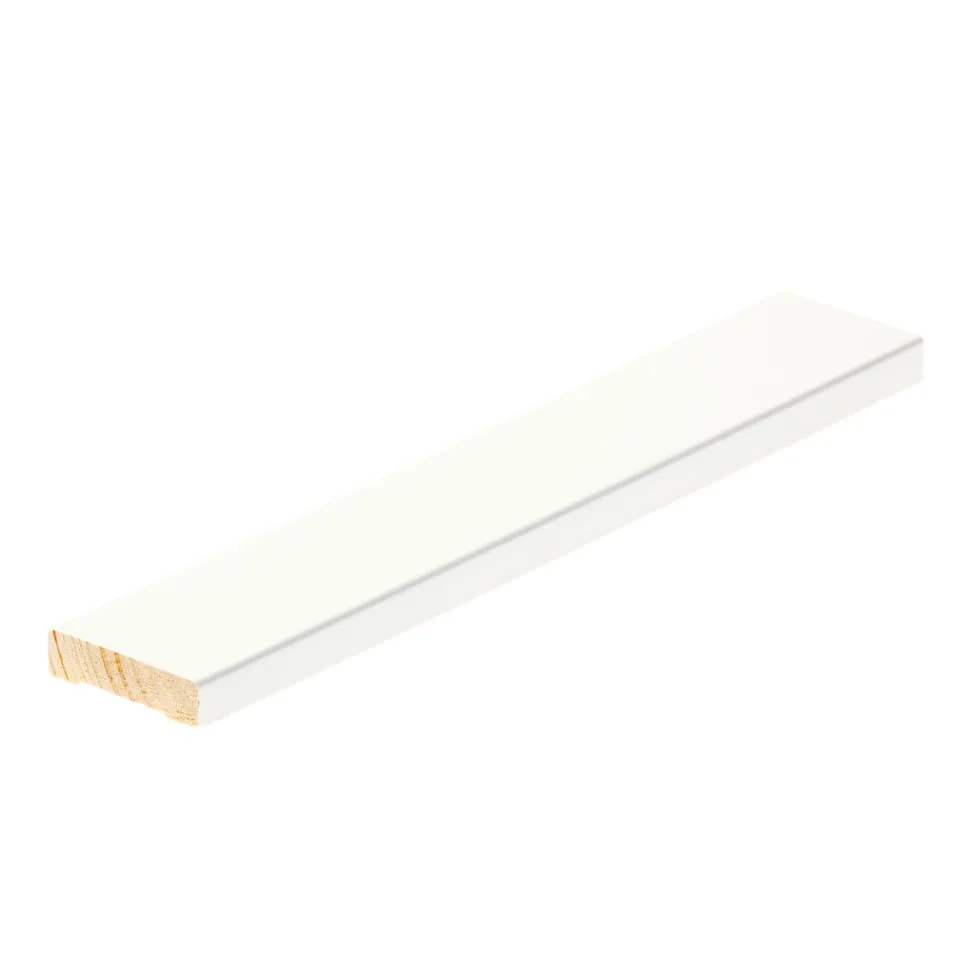 Peitelista Cent 12x42x2200 mm mänty valkoinen