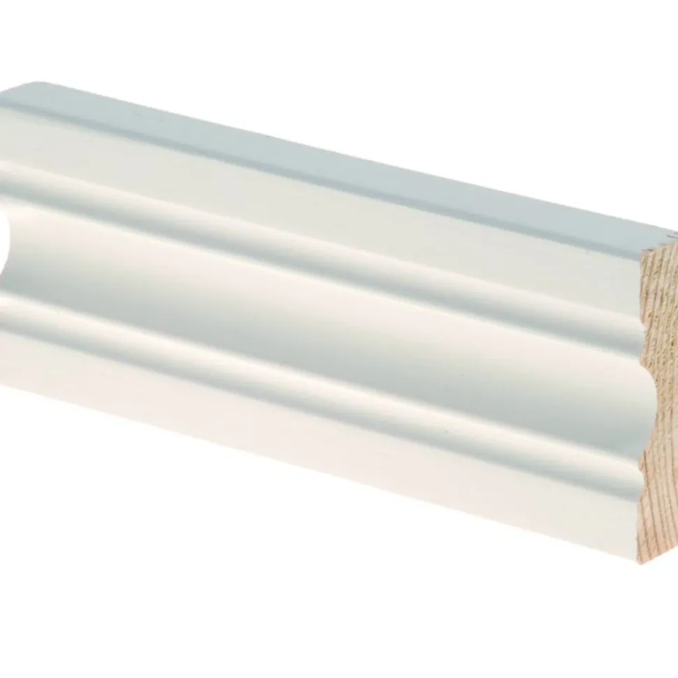 Peitelista Maler Aura 16x60x2200mm mänty valkoinen