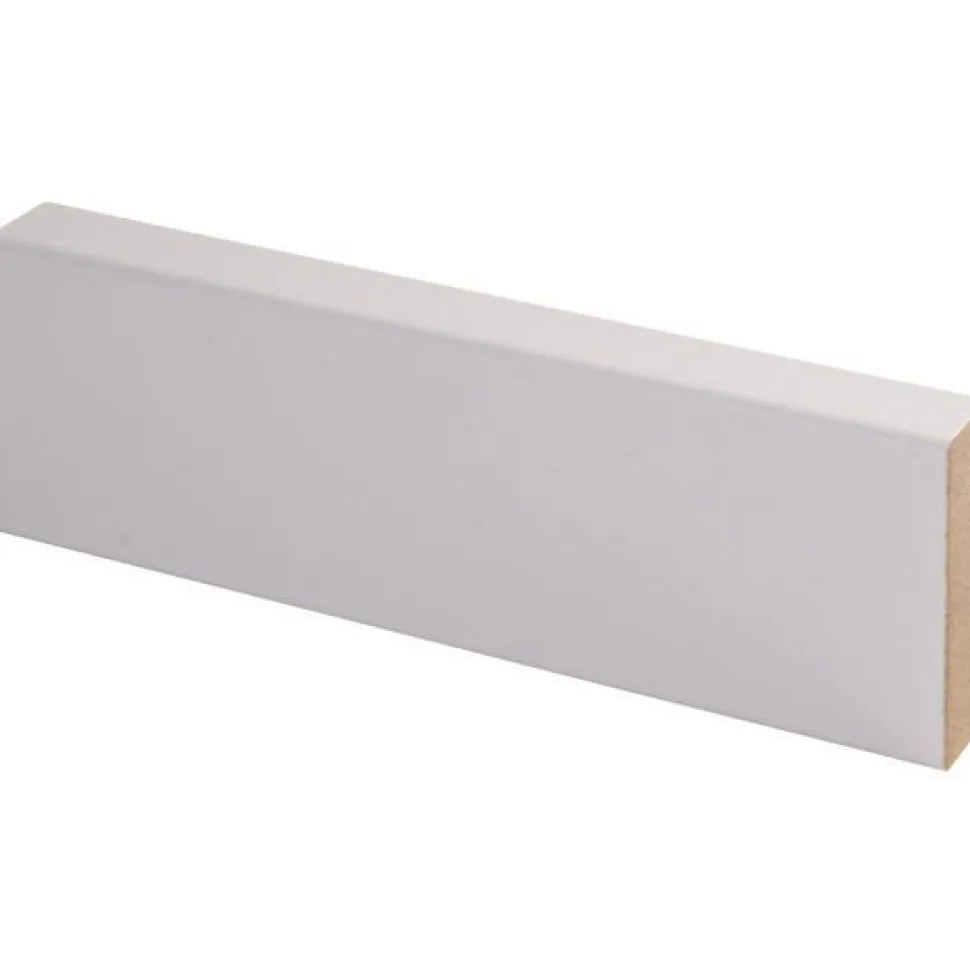 Peitelista Maler Smart Aava 12x42x2200mm MDF puolikiiltävä valkoinen
