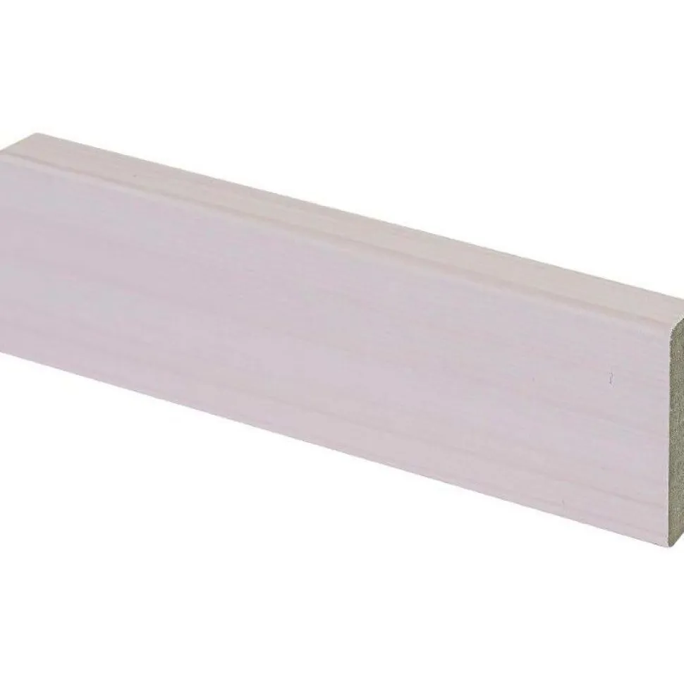 Peitelista Maler SPA Aava 10x42x2800mm kosteudenkestävä MDF valkolakattu