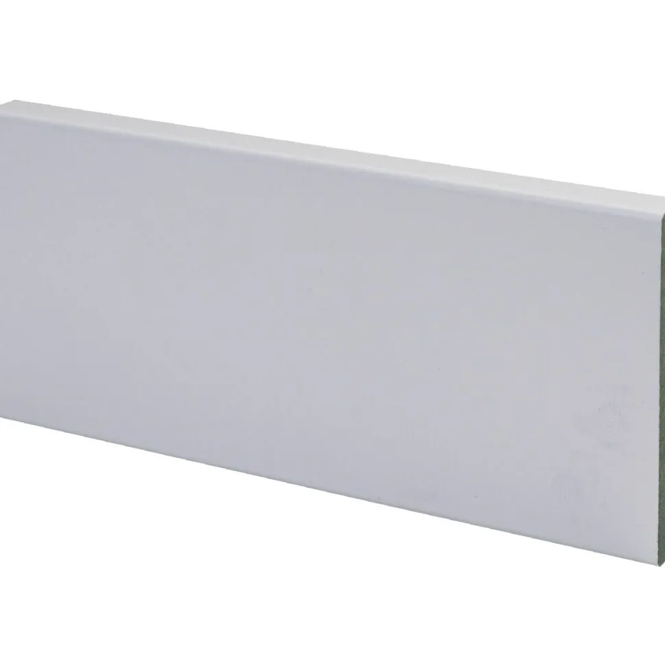 Peitelista Maler SPA, 12x70x2400mm, MDF, kosteudenkestävä, valkoinen