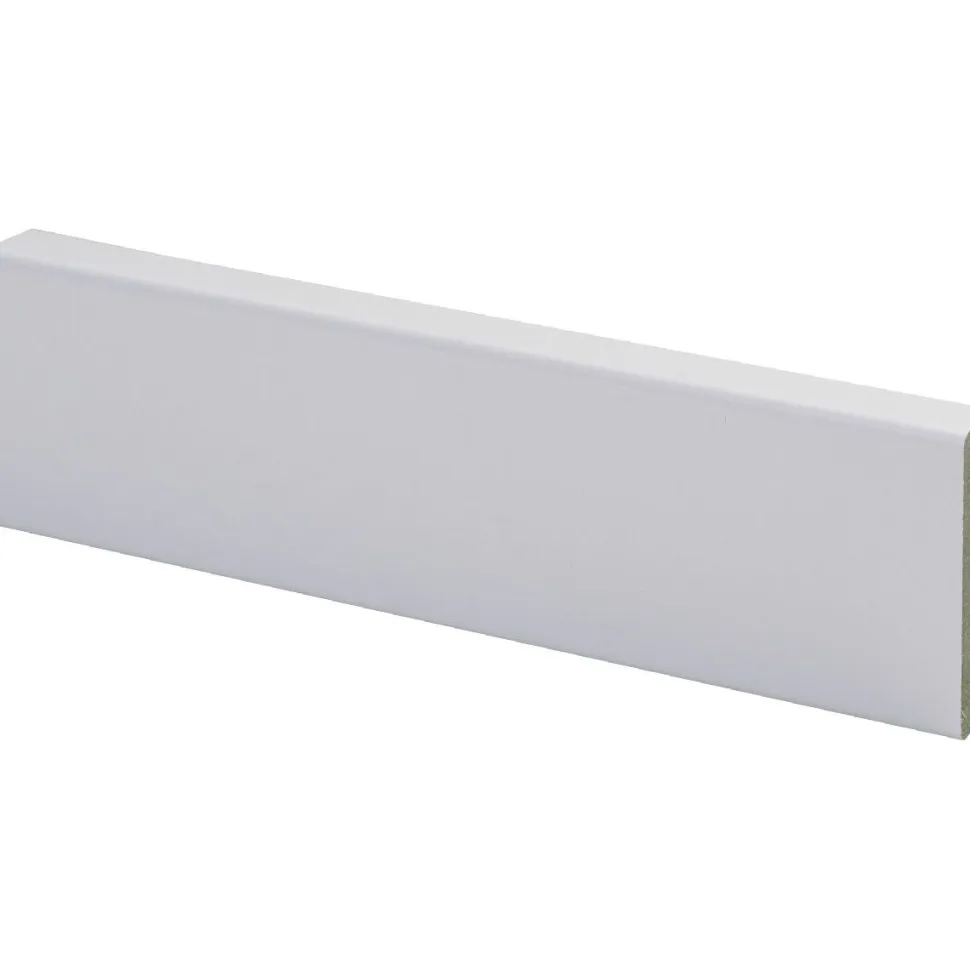 Peitelista Maler SPA, 12x42x2200mm, MDF, kosteudenkestävä, valkoinen