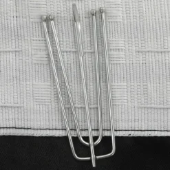 Pellavamaiset pimennysverhot koukuilla 2 kpl musta 140x225cm