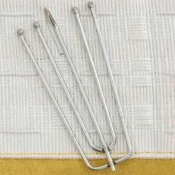 Pellavamaiset pimennysverhot koukuilla 2 kpl kelt. 140x245cm