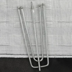 Pellavamaiset pimennysverhot koukuilla 2 kpl 140x175cm