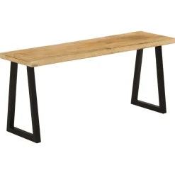Penkki elävillä reunoilla 105 cm täysi mangopuu (72756)