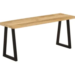 Penkki elävillä reunoilla 105 cm täysi mangopuu (72756)