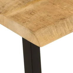 Penkki elävillä reunoilla 105 cm täysi mangopuu (72756)