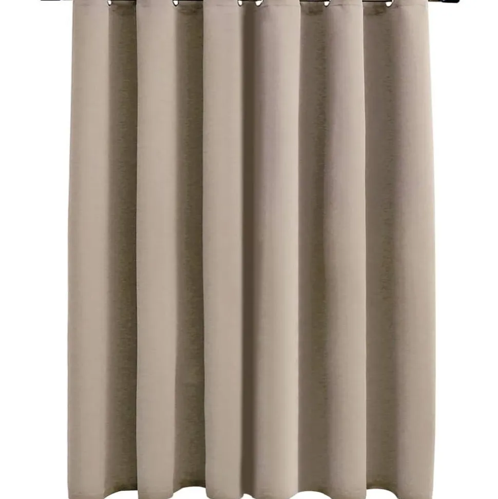 Pimennysverho metallirenkailla beige 290x245 cm