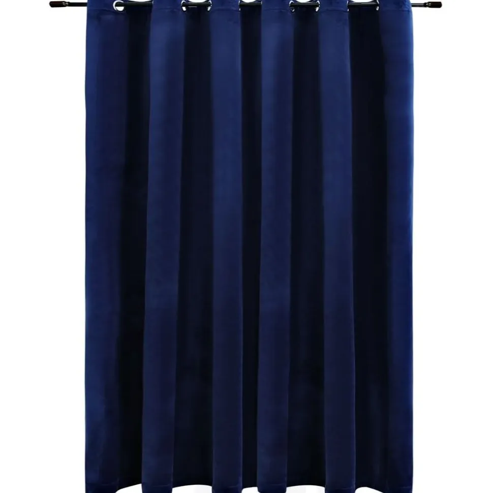 Pimennysverho metallirenkailla sametti 290x245cm