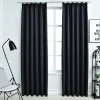 Pimennysverhot koukuilla 2 kpl antrasiitti 140x225cm