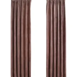 Pimennysverhot koukuilla 2 kpl sametti pinkki 140x175 cm