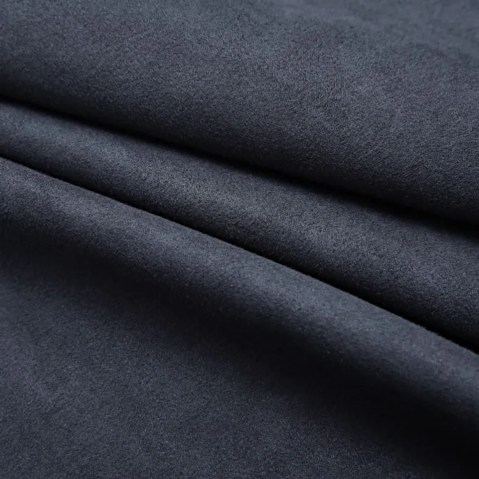 Pimennysverhot metallirenkailla 2 kpl antrasiitti 140x245 cm