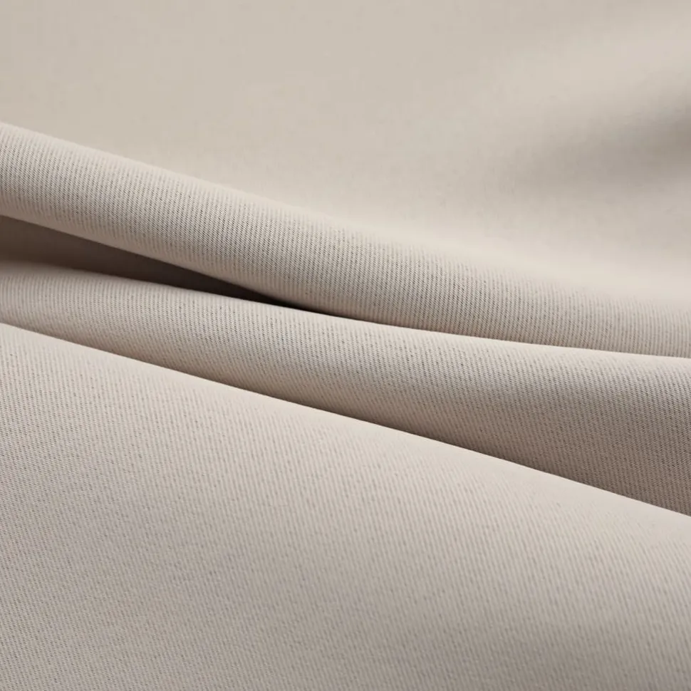 Pimennysverhot metallirenkailla 2 kpl beige 140x225 cm