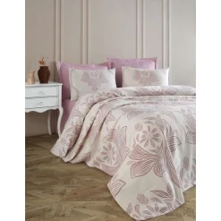 Päiväpeitto Linento Jumbo, 160x235cm, himmeä roosa