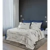 Päiväpeitto Linento Larum, 155x220cm, tummansininen