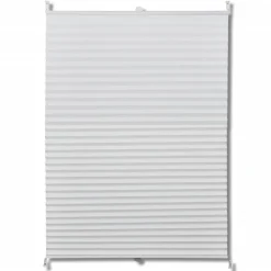 Plisse Kaihdin 50x100cm Laskosverhot valkoinen