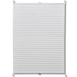 Plisse Kaihdin 50x100cm Laskosverhot valkoinen