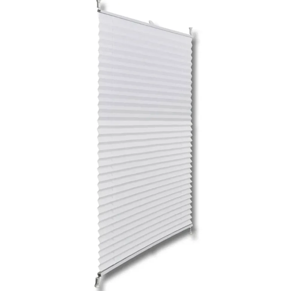 Plisse Kaihdin 50x100cm Laskosverhot valkoinen