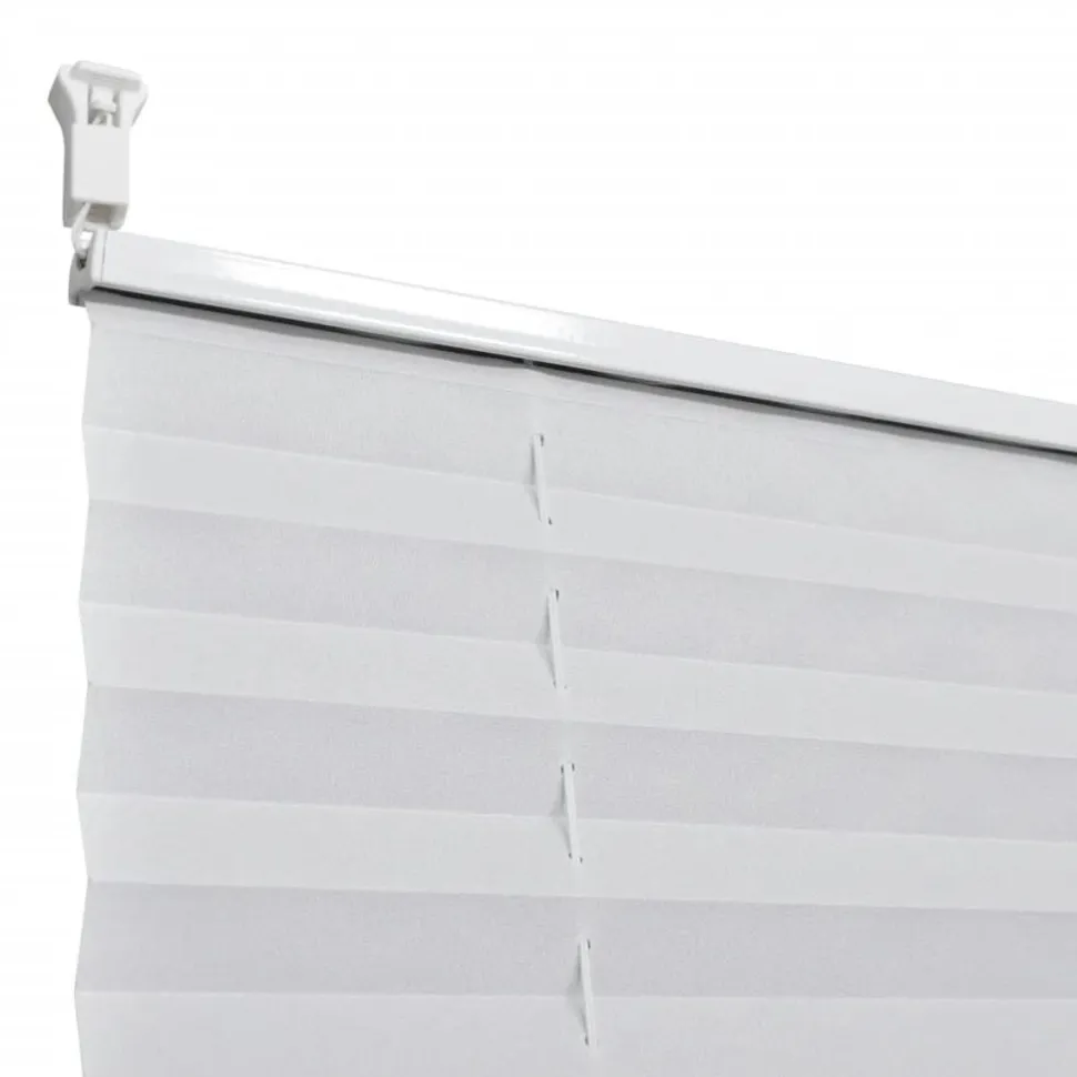 Plisse Kaihdin 50x100cm Laskosverhot valkoinen
