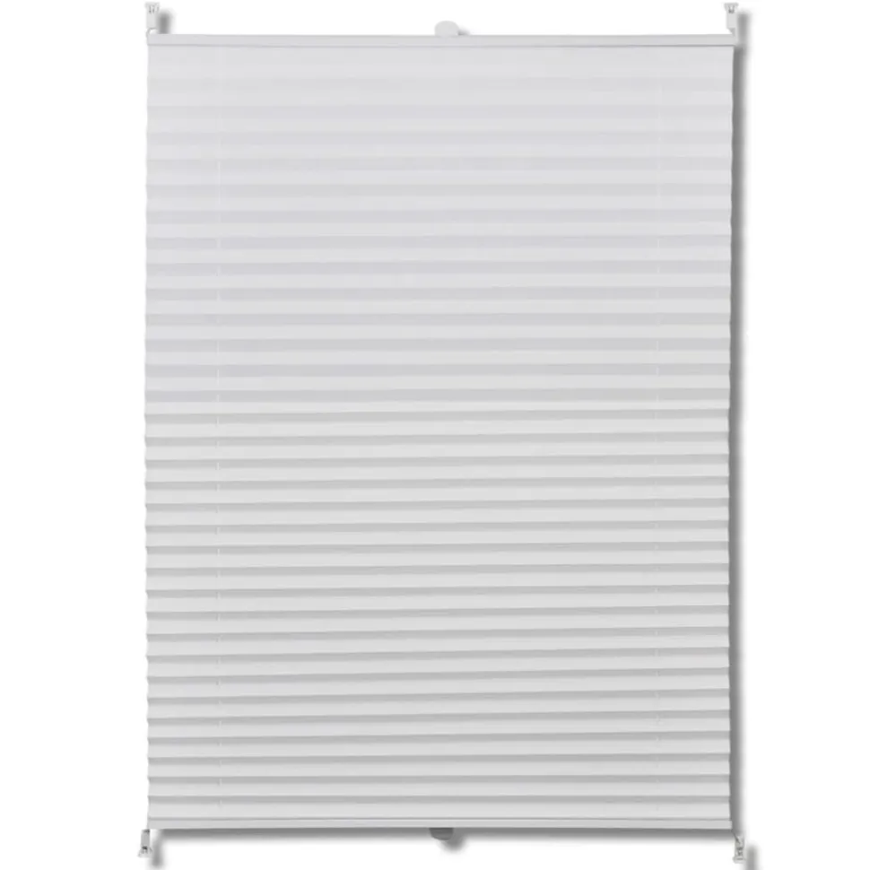 Plisse Kaihdin 50x100cm Laskosverhot valkoinen