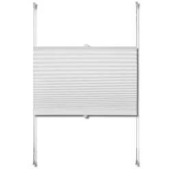 Plisse Kaihdin 50x100cm Laskosverhot valkoinen