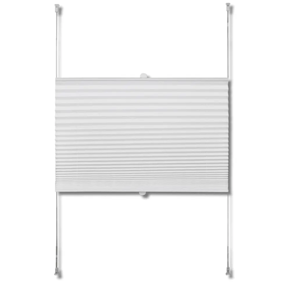 Plisse Kaihdin 50x100cm Laskosverhot valkoinen