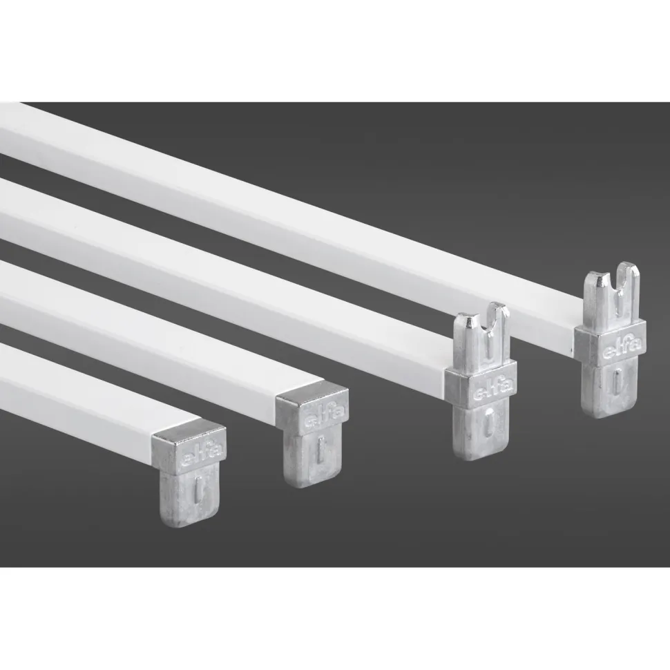 Poikkituet peruspakkaus 35 Elfa Classic 350x20x44 mm 4 kpl valkoinen
