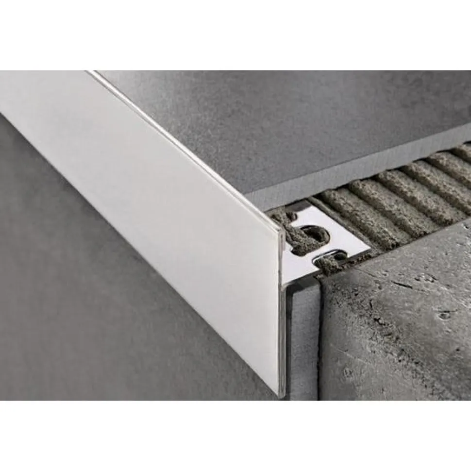 Porraskulmalista Progress Profiles Protermstep ACC 2,7m 20/25mm kiiltävä rst