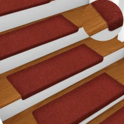 Porrasmatot 15kpl 65x21cm neulahuopa vaaleanharmaa