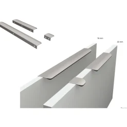 Profiilivedin Cliff Round 200x41x18 mm