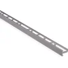 Päätelista Maler 12mm laatoille H12x23x2500mm alumiini hopea anodisoitu