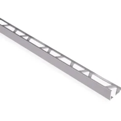 Päätelista Maler 10mm laatoille H10x23x2500mm alumiini hopea anodisoitu