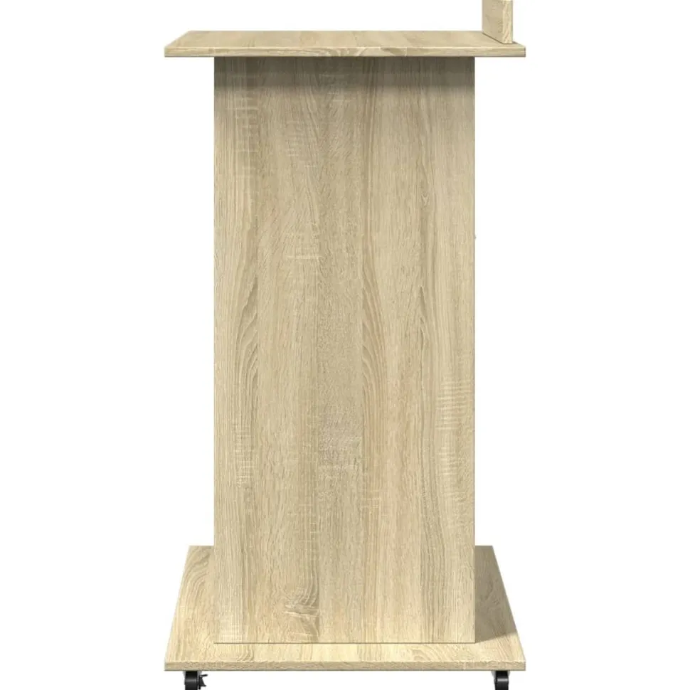 Puhujan koroke, pyörät/laatikko, 55x55x107 cm, tekninen puu, eri värejä (42040)