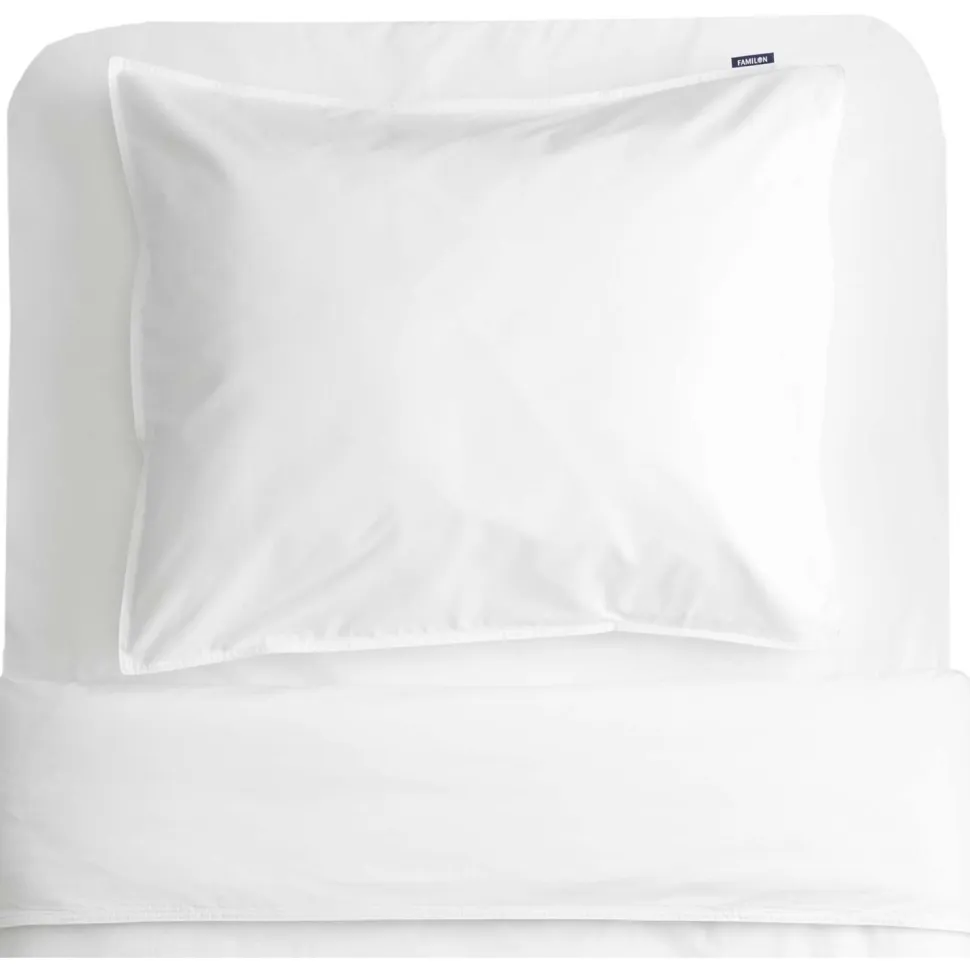 Pussilakanasetti Familon Percale 150x210cm valkoinen