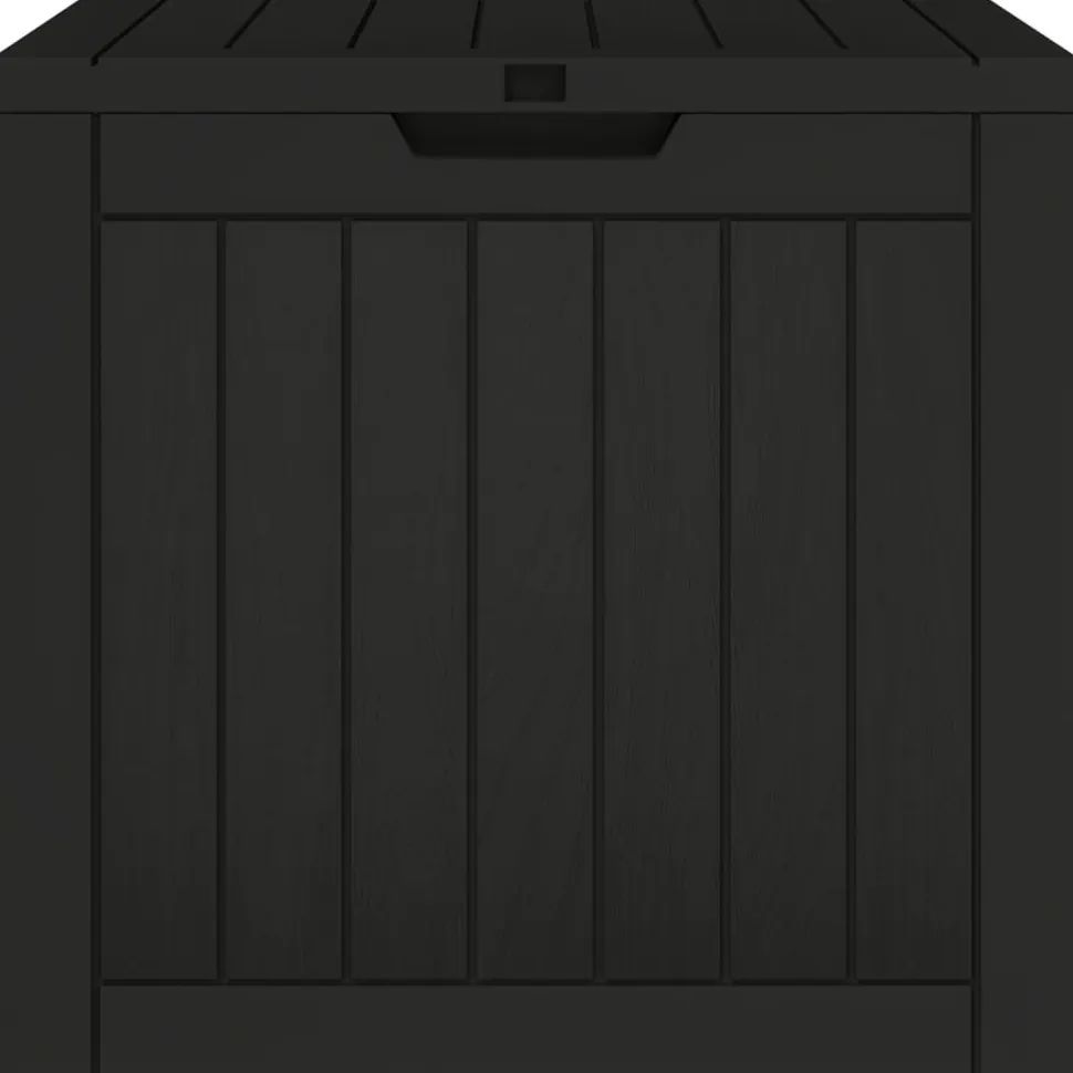 Puutarhan säilytysarkku vaaleanruskea 55,5x43x53 cm polypropeeni