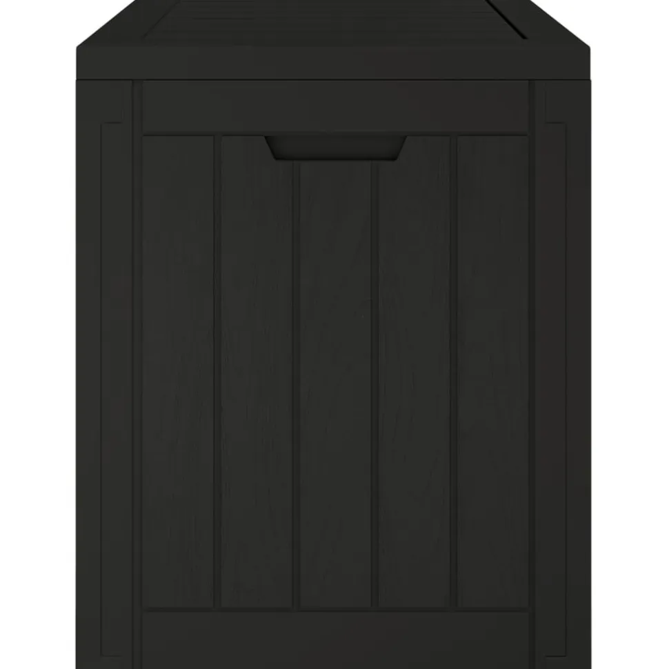 Puutarhan säilytysarkku vaaleanruskea 55,5x43x53 cm polypropeeni
