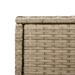 Puutarhan säilytyskaappi beige 105x55x113 cm polyrottinki