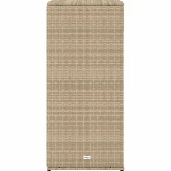 Puutarhan säilytyskaappi beige 105x55x113 cm polyrottinki