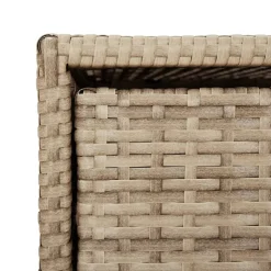 Puutarhan säilytyskaappi beige 55x59x69 cm polyrottinki