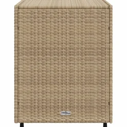 Puutarhan säilytyskaappi beige 55x59x69 cm polyrottinki