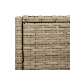 Puutarhan säilytyskaappi beige 55x55x111 cm polyrottinki