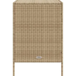 Puutarhan säilytyskaappi beige 55x59x80 cm polyrottinki