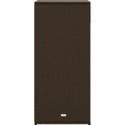 Puutarhan säilytyskaappi ruskea 105x55x113 cm polyrottinki