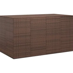 Puutarhan säilytyslaatikko PE-rottinki 100x97,5x104 cm ruskea
