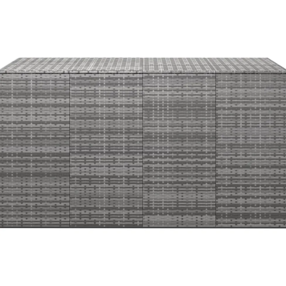 Puutarhan säilytyslaatikko PE-rottinki 100x97,5x104 cm ruskea