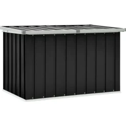 Puutarhan säilytyslaatikko 109x67x65 cm antrasiitti
