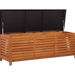 Puutarhan säilytyslaatikko 150x50x55 cm eukalyptuspuu